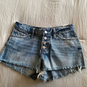BRAND NEW WITH TAGS! super cute size 0 25w Lucky Brand booty shorts